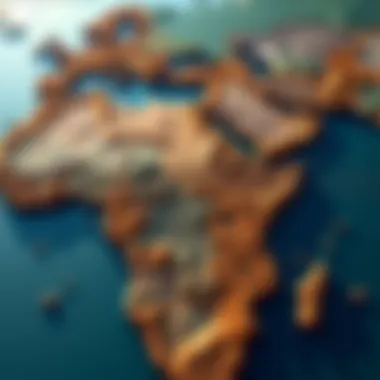 Key Global Mining Regions Map highlighting key mining regions globally