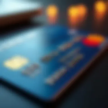 A close-up of a credit card showing no foreign transaction fee