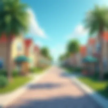 Community amenities in a Florida retirement neighborhood