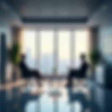 Strategic Interview Preparation Space A serene environment for reflection and preparation