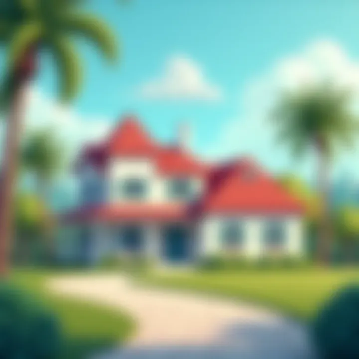 An infographic displaying various mortgage types available in Florida